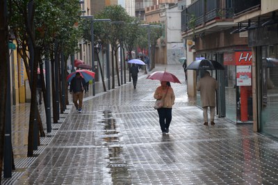 Activat el Pla de Protecció Civil en fase d’alerta per episodi de pluges intenses.