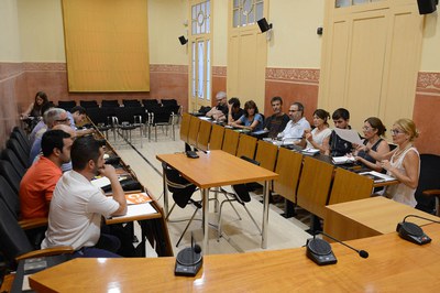 La Mesa de seguiment dels abocadors ha estat presidida per l’alcaldessa, Ana María Martínez (foto: Localpres).