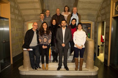 Nou dels dotze membres que formen el Consell Assessor han assistit a la primera trobada d’aquest òrgan (foto: Localpres).