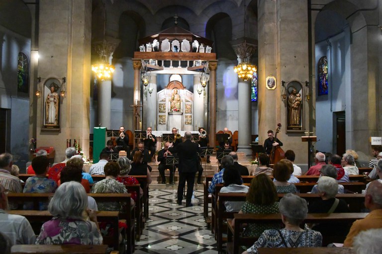 Concert  de la Cobla Ciutat de Girona (foto: Ajuntament de Rubí - Localpres)