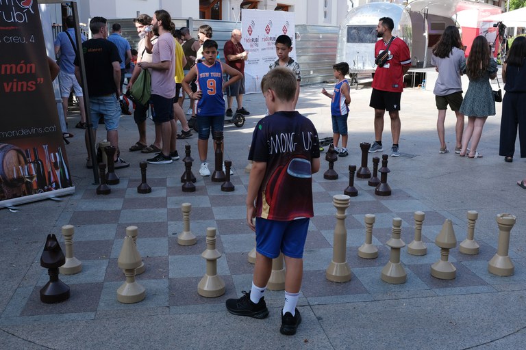Escacs gegants (foto: Ajuntament de Rubí)