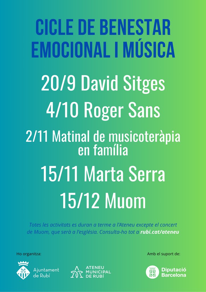 Cicle de benestar emocional i música.