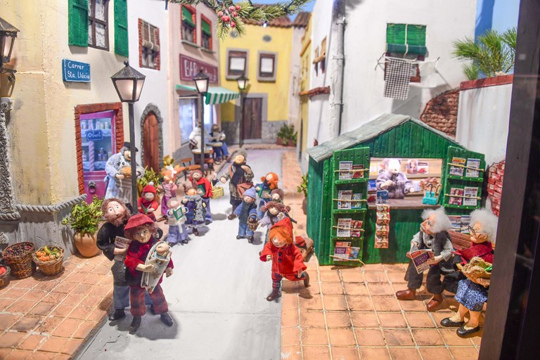 Inauguració de l'exposició de diorames de Nadal (foto: Ajuntament de Rubí - Localpres)