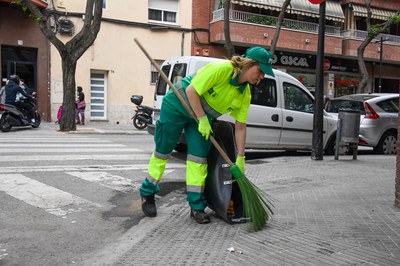 Escombrada manual.