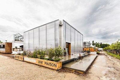 El prototipo de edificio sostenible del equipo 'Ressò' se instalará próximamente en la urbanización de Sant Muç (foto: ETSAV).